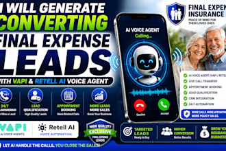 generate converting final expense insurance lead with retell and vapi al agent