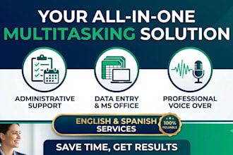 be your multitask virtual assistant, office expert, and graphic designer