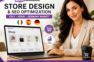 setup design woocommerce store do woocommerce seo in italy spain germany market