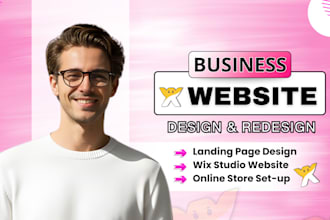 build wix website, design or redesign wix business webiste, website development