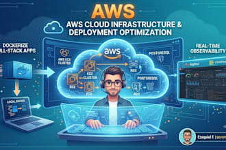 setup and optimize your AWS cloud infrastructure and deployments