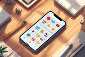 design high catching ios and android app screenshot