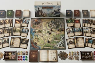 design board game card game tabletop game cards box rulebook tarot card game