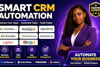 apollo monday automation pipedrive zapier integration hubspot airtable ghl zoho