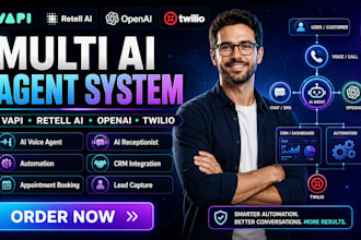 build multi ai agent system with vapi, retell ai, openai and twilio automation