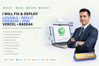 fix lovable deploy replit web app supabase aws cloud firebase dns vercel base44