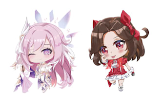 draw highquality chibi character