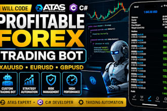 code profitable trading bot, xauusd eurusd gbpusd forex bot with atas and csharp