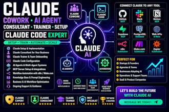claude cowork ai agent claude consultant claude trainer claude setup claude code