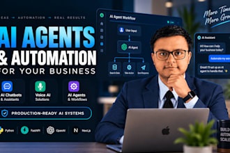 develop ai agents, chatbots and automation for your business
