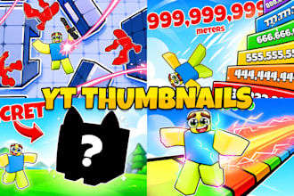 make a 3d roblox youtube thumbnail