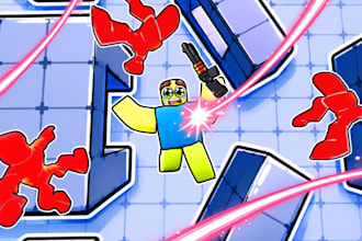 make a 3d roblox cartoony youtube thumbnail