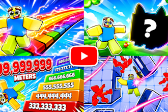 make a 3d roblox cartoony youtube thumbnail