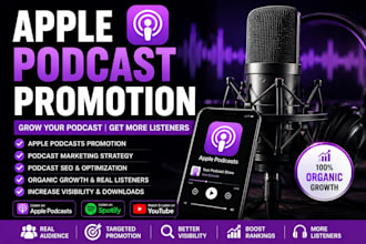 promote your apple podcasts and grow real podcast listeners