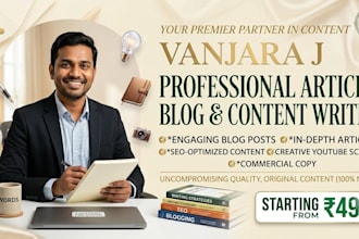 write articles and blog posts