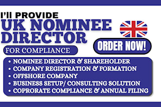 provide UK nominee director and nominee shareholder services