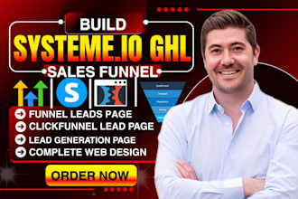 build systeme io sales funnel gohighlevel clickfunnel sales funnel landing page