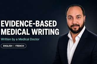 write evidence based medical and healthcare articles as a doctor