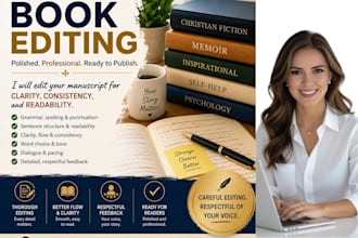 edit your book, memoir, christian fiction, or nonfiction manuscript