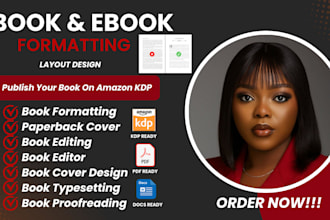 do manuscript formatting and editing paperback kindle be book formatter editor
