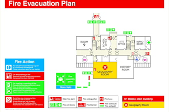 design fire escape plan evacuation plan emergency exit plan fire safety diagram