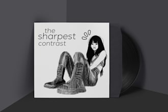 create illustrated album cover art for your music