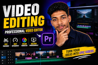 do professional video editing