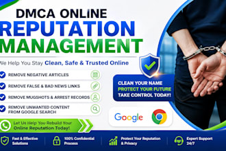 remove negative links, mugshots, delete articles, deindex google results, blogs