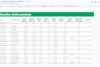 clean, format, and organize your data professionally