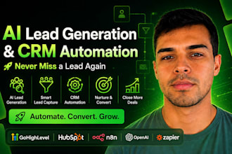 automate your lead generation and CRM with ai workflows