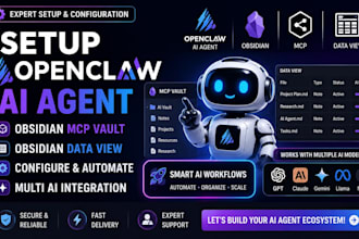 setup openclaw ai agent obsidian mcp vault obsidian data view configure multi ai