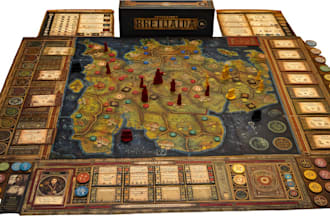 design board game card game, tabletop game artwork, board game design box design