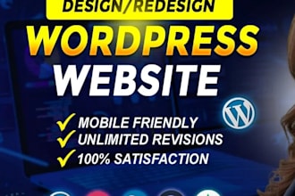 create website design and wordpress website development for buisness website