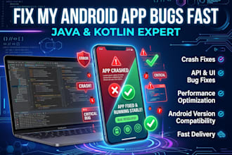 fix your android app bugs fast native java kotlin only
