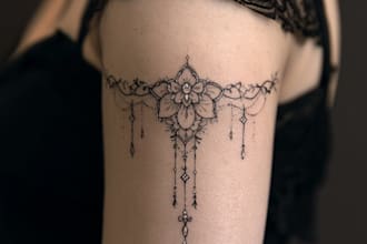 design a delicate fine line tattoo lettering