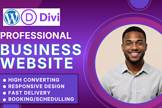 build small business divi 5 website landing page with divi 5 wordpress theme