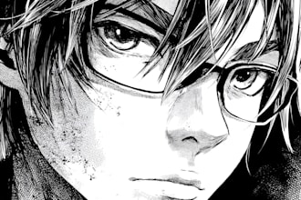 do anime manga comic in manga style, anime comic art