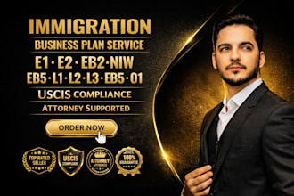 write uscis compliant e2, eb2 niw, investor visa, immigration business plans