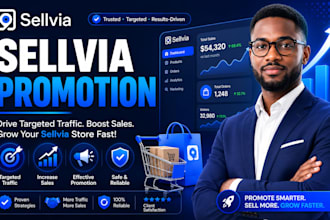 do sellvia store promotion, marketing, shopify seo etsy promotion
