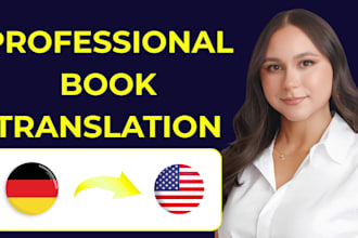 do german translation for ebook, romance novels, text from english to german