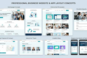 build a business website landing page or lead generation website