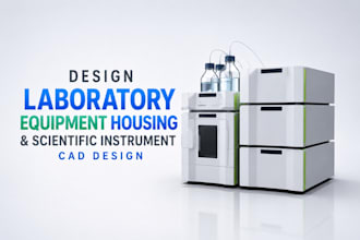 design laboratory equipment housing and scientific instrument cad design