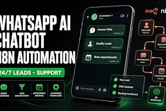 build a whatsapp ai chatbot using whatsapp business API and automation