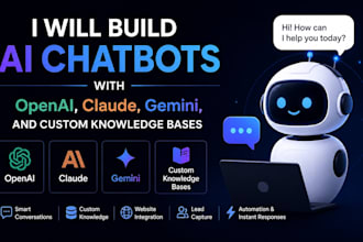 build ai chatbots with openai, claude, gemini, and custom knowledge bases