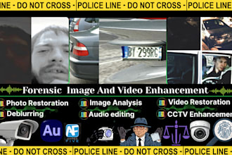 do forensic image enhancement, photo restoration, and digital forensics