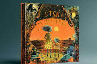 l design an adventure childrens book cover for KDP