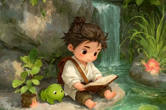 illustrate colorful picture books for young readers
