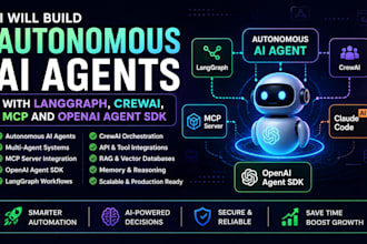 build autonomous ai agents with claude video langgraph crewai mcp openai sdk