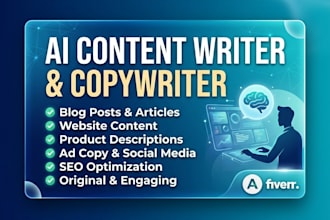 be your professional ai content writer and copywriter