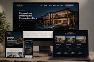 luxury website development UI UX